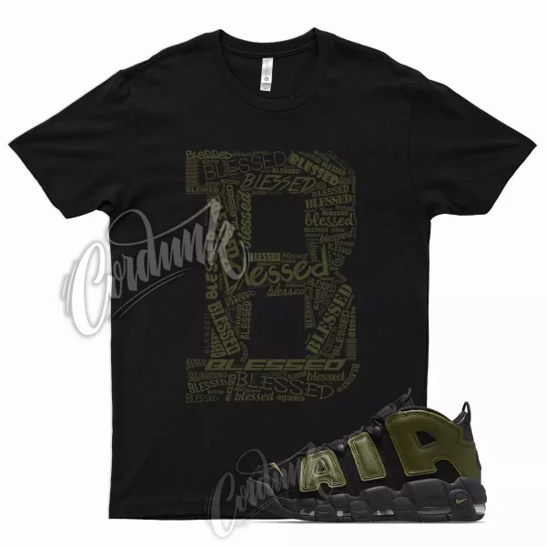 BLS Shirt for N Air More Uptempo '96 Olive Rough Green Vapormax 95 97 Legion Jezsport.com