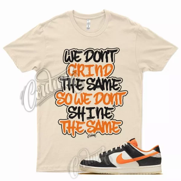 GRIND T Shirt for N Dunk Low PRM Halloween Force 1 Orange Shattered Backboard Jezsport.com