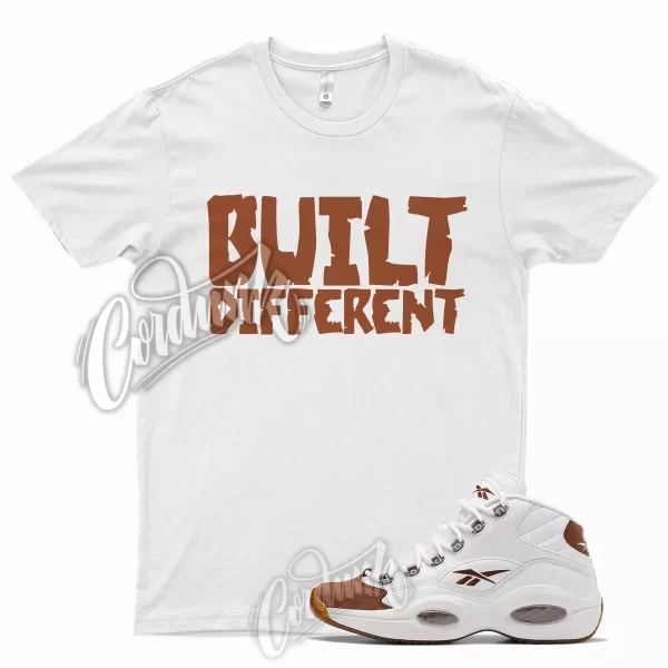 BUILT T Shirt for Question Mid Mocha Toe Ftwr White Brush Brown 1 Candy Jezsport.com