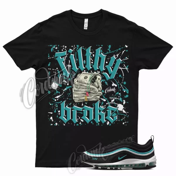 FILTHY Shirt for Air Max 97 Sport Turquoise Teal Griffey Freshwater 24 XXXV Jezsport.com