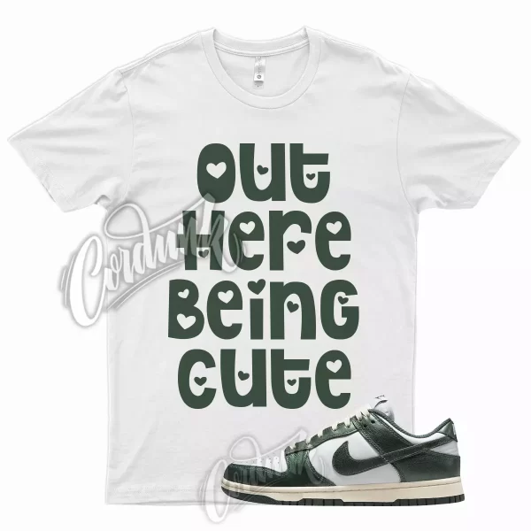 CUTE T Shirt for Dunk Low WMNS Vintage Green Pro Stadium Atlanta High Mid 1 Jezsport.com