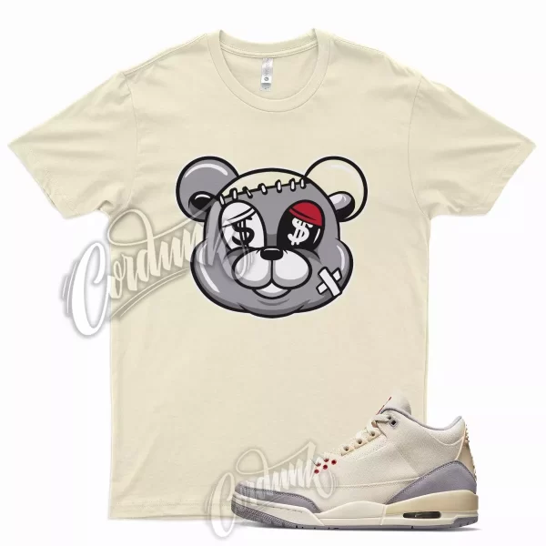 STITCH T Shirt for J1 3 Muslin University Red Cement Grey Sail Butter Cream Jezsport.com