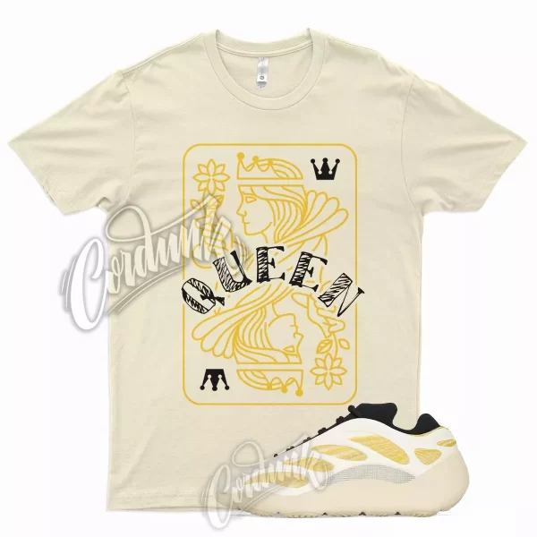 QUEEN T Shirt for YZ 700 V3 Mono Safflower Yellow Butter Natural Cloud 350 1 Jezsport.com