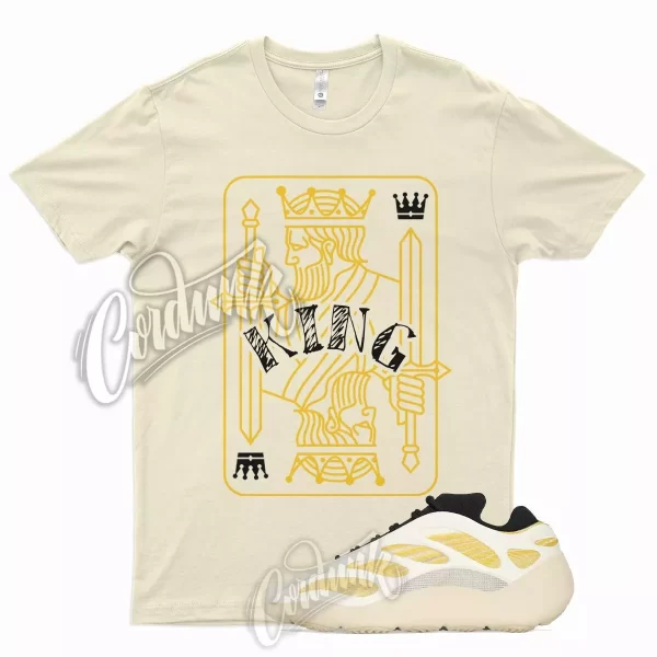 KING T Shirt for YZ 700 V3 Mono Safflower Yellow Butter Natural Cloud 350 1 Jezsport.com