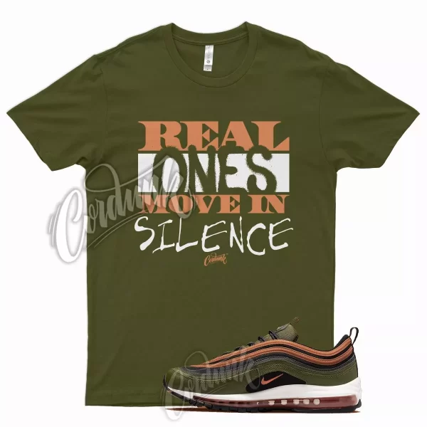 R1 T Shirt for N Air Max 97 Olive Rough Green Russet Orange Vapormax Plus 1 Jezsport.com