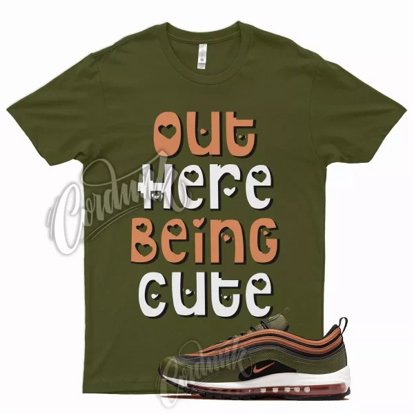 CUTE T Shirt for N Air Max 97 Olive Rough Green Russet Orange Vapormax Plus 1 Jezsport.com