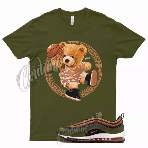 BALL T Shirt for N Air Max 97 Olive Rough Green Russet Orange Vapormax Plus 1 Jezsport.com