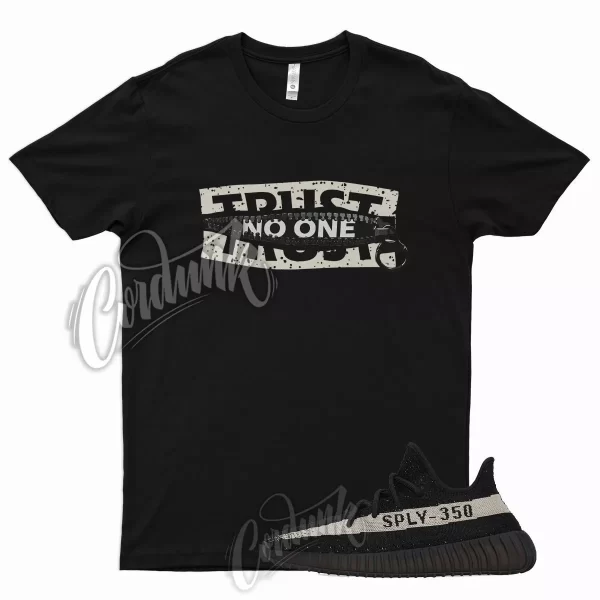 TRUST Shirt for Y 350 V2 Oreo Core Black White 380 500 700 Foam Runner Bone Jezsport.com