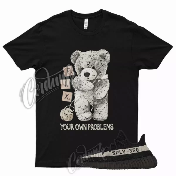 FIX T Shirt for Y 350 V2 Oreo Core Black White 380 500 700 Foam Runner Bone Jezsport.com