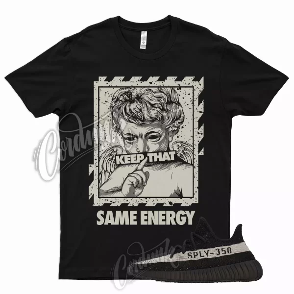 ENERGY Shirt for YZ 350 V2 Oreo Core Black White 380 500 700 Foam Runner Bone Jezsport.com