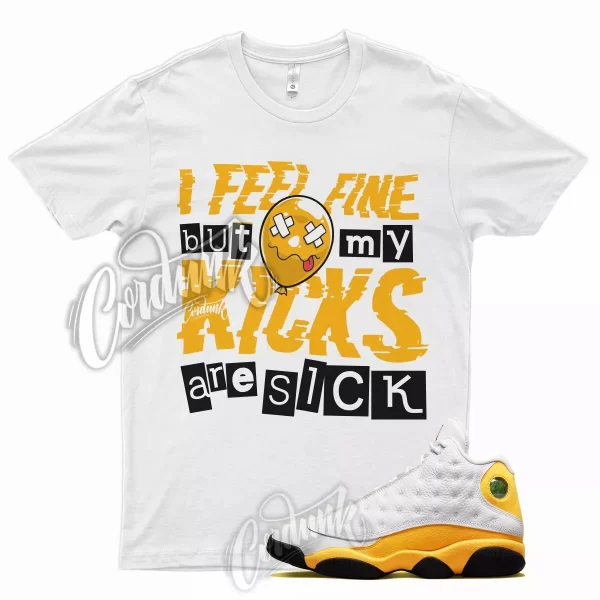 SICK T Shirt for J1 13 Del Sol University Yellow Red Gold Pollen 1 Maize Mid Jezsport.com