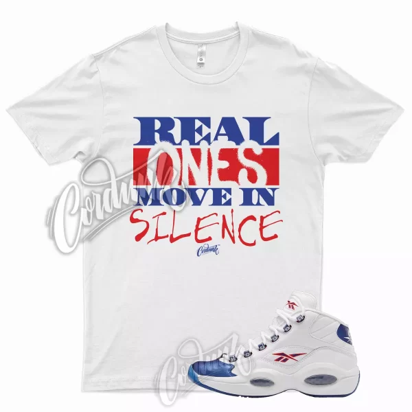 R1 T Shirt for Question Mid Blue Toe Red White Racer Hyper Royal Game 1 Jezsport.com