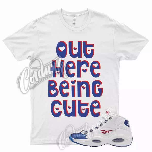 CUTE T Shirt for Question Mid Blue Toe Red White Racer Hyper Royal Game 1 Jezsport.com