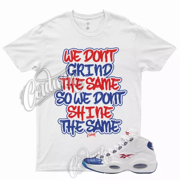 GRIND Shirt for Question Mid Blue Toe Red White Racer Hyper Royal Game 1 Jezsport.com