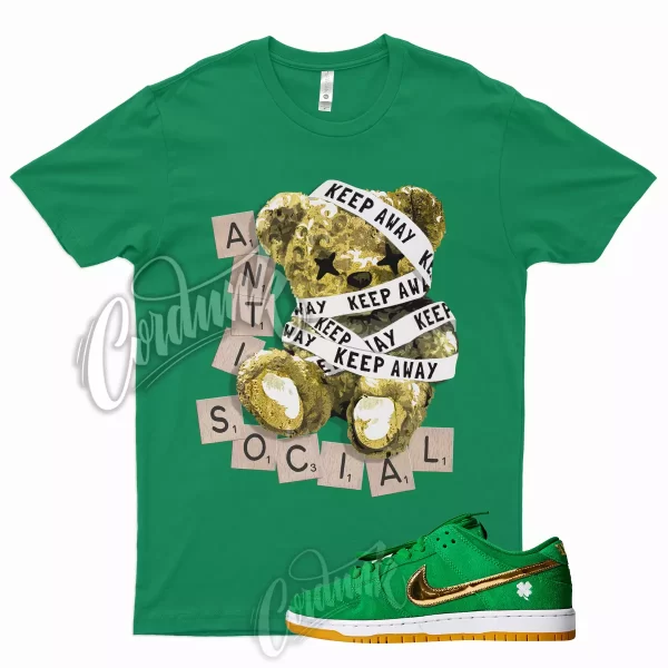 ANTI Shirt for SB Dunk Low St Patricks Day Lucky Stadium Pine Green Gold 1 Jezsport.com