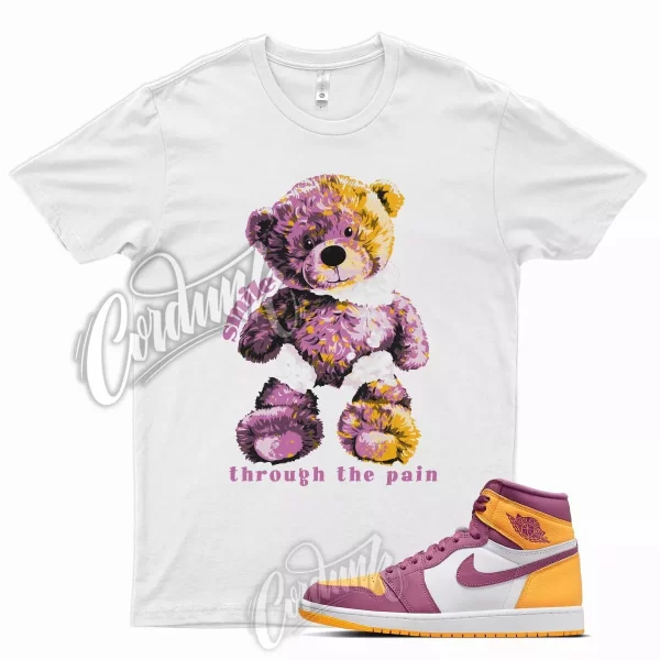 SMILE T Shirt J1 for 1 High Brotherhood University Gold Light Bordeaux Mid 9 Jezsport.com