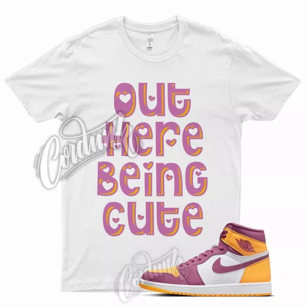 CUTE T Shirt J1 for 1 High Brotherhood University Gold Light Bordeaux Mid 12 Jezsport.com