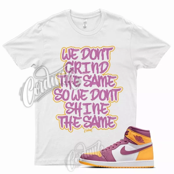 GRIND T Shirt J1 for 1 High Brotherhood University Gold Light Bordeaux Mid 9 Jezsport.com