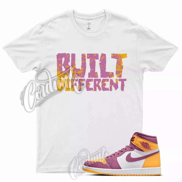 BUILT T Shirt J1 for 1 High Brotherhood University Gold Light Bordeaux Mid 9 Jezsport.com