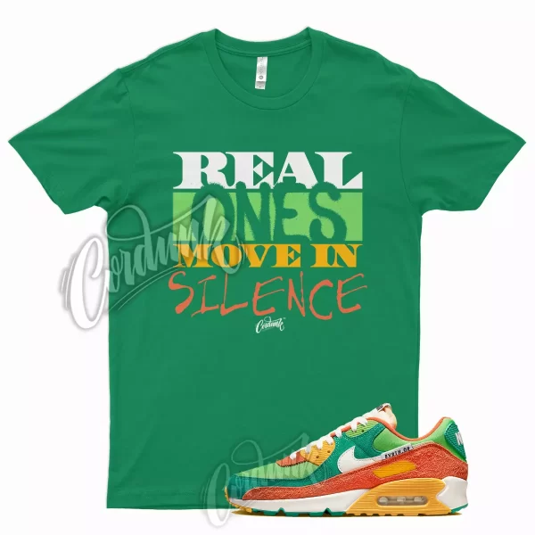 R1 T Shirt for Air Max 90 Running Club Roma Mean Green Orange Pollen 1 95 Jezsport.com