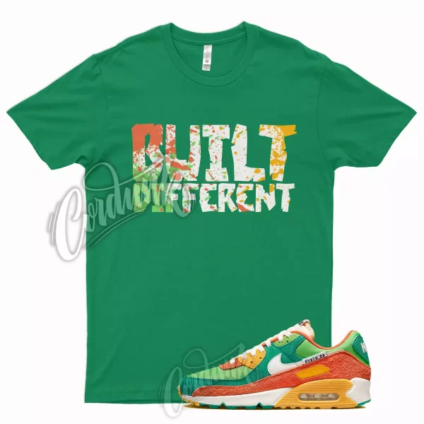 BUILT T Shirt for Air Max 90 Running Club Roma Mean Green Orange Pollen 1 5 Jezsport.com