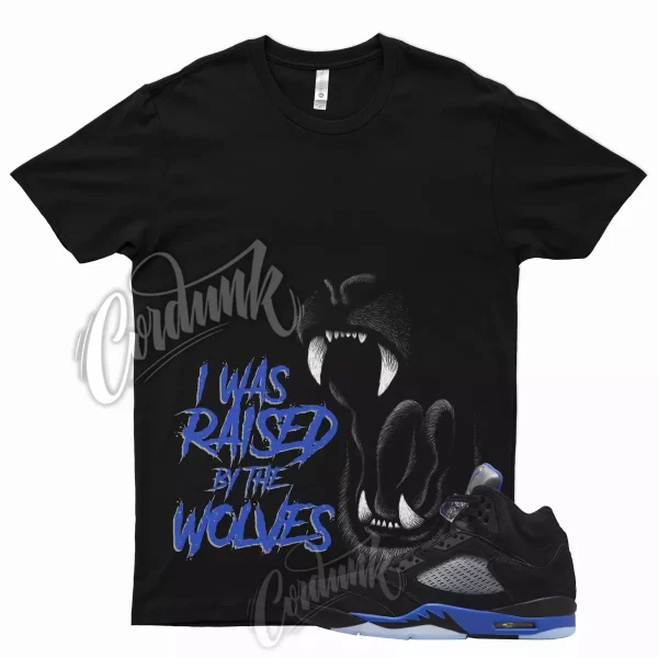 WOLVES T Shirt for J1 5 Racer Blue Hyper Royal Reflective Siler Cobalt Max 1 Jezsport.com