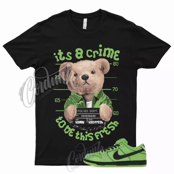 CRIME T Shirt for Dunk Low SB Mean Green Black Lotus Pink Girls Lime Buttercup 1 Jezsport.com