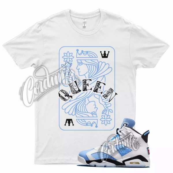 QUEEN T Shirt for J1 6 UNC University Blue Carolina 4 Powder 13 1 3 Low Mid Jezsport.com