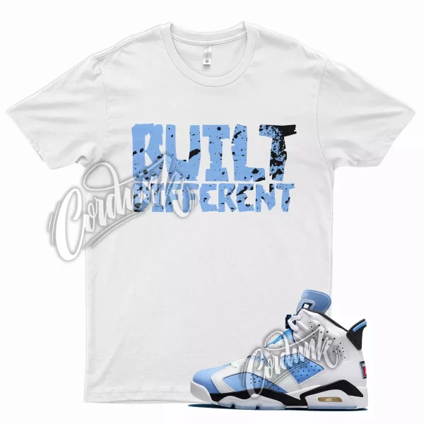 BUILT T Shirt for J1 6 UNC University Blue Carolina 4 Powder 13 1 3 Low Mid Jezsport.com