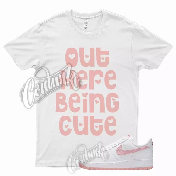 CUTE T Shirt for Air Force 1 Low Valentine Day Atmosphere Court Vision Pink Jezsport.com