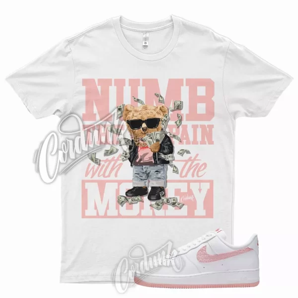 NUMB T Shirt for N Air Force 1 Low Valentine Day Atmosphere Court Vision Pink Jezsport.com