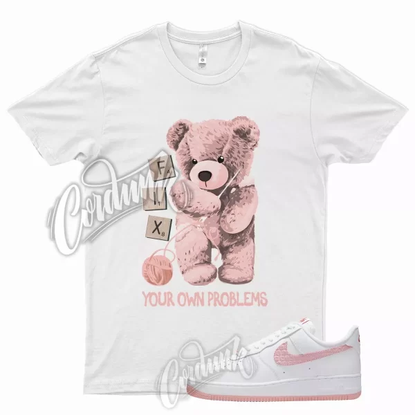 FIX T Shirt for N Air Force 1 Low Valentine Day Atmosphere Court Vision Pink Jezsport.com