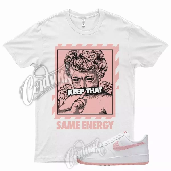 ENERGY Shirt for N Air Force 1 Low Valentine Day Atmosphere Court Vision Pink Jezsport.com