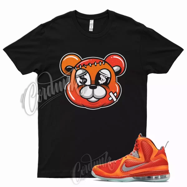 STITCH Shirt for Lebron 9 Total Orange Metallic Silver Team Mango Big Bang 19 8 Jezsport.com