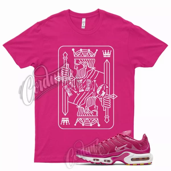 KING T Shirt for N Air Max Plus Pink Prime Fuchsia Arctic Berry Dunk 1 Low Jezsport.com