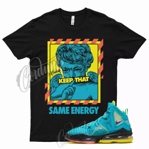 ENERGY Shirt for Lebron 19 Polarized Blue Crimson Bliss South Beach Christmas 1 Jezsport.com