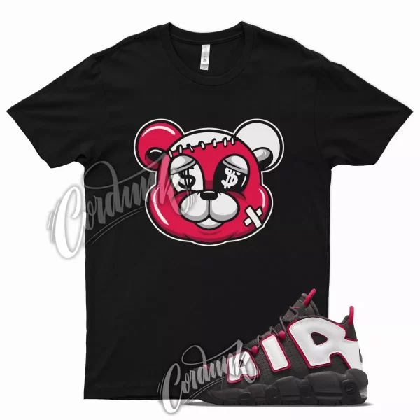 STITCH T Shirt for N Air More Uptempo Medium Ash Siren Red University Gym 1 Jezsport.com