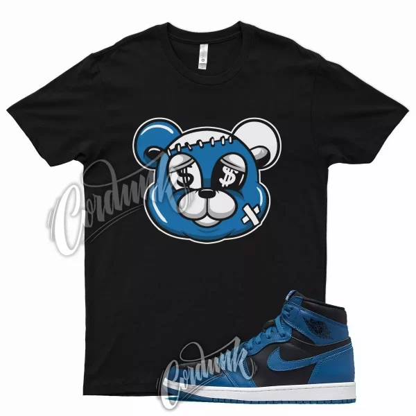 STITCH T Shirt for J1 1 Dark Marina Blue Hyper Game Royal Racer 13 Mid Low 3 Jezsport.com