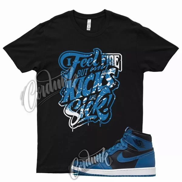 SICK B T Shirt for J1 1 Dark Marina Blue Hyper Game Royal Racer 13 Mid Low 3 Jezsport.com