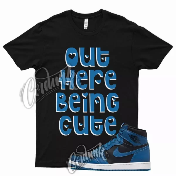 CUTE T Shirt for J1 1 Dark Marina Blue Hyper Game Royal Racer 13 Mid Low 3 5 Jezsport.com