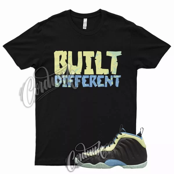 BUILT T Shirt for N Little Posite Fomposite Black Multi Blue Yellow Green Jezsport.com