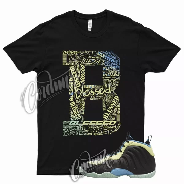 BLESSED T Shirt for N Little Posite Fomposite Black Multi Blue Yellow Green Jezsport.com