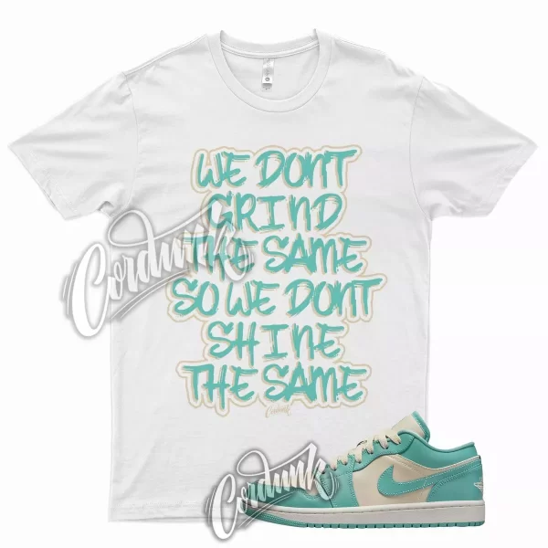 GRIND T Shirt for J1 1 Low Tropical Teal Natural Beige Twist Mid Turquoise 0 Jezsport.com