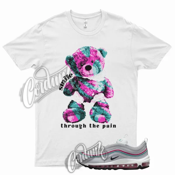 SMILE T Shirt for N Air Max 97 Silver Beach South Fury Teal Pink 8 Miami 1 9 Jezsport.com