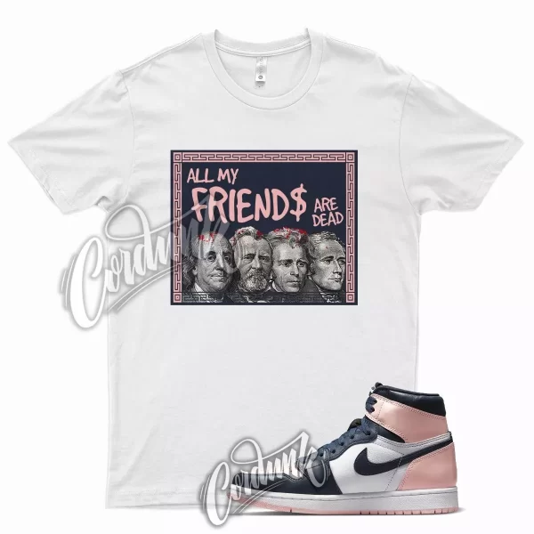 FRIENDS T Shirt for J11 Atmosphere Bubblegum Laser Pink Obsidian Crimson 9 Jezsport.com