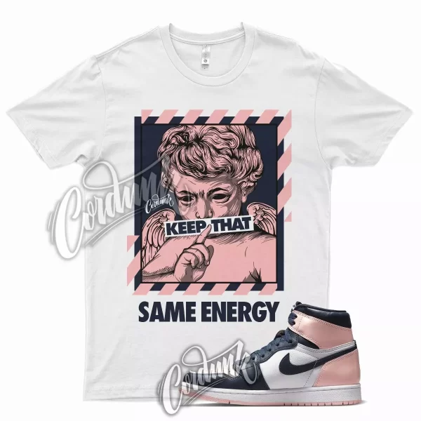 ENERGY T Shirt for J1 1 Atmosphere Bubblegum Laser Pink Obsidian Crimson 9 Jezsport.com