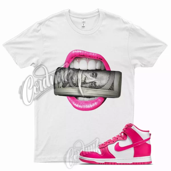 ROLL T Shirt for Dunk High Pink Prime Mid Low Fireberry Shocking Coral 1 Jezsport.com