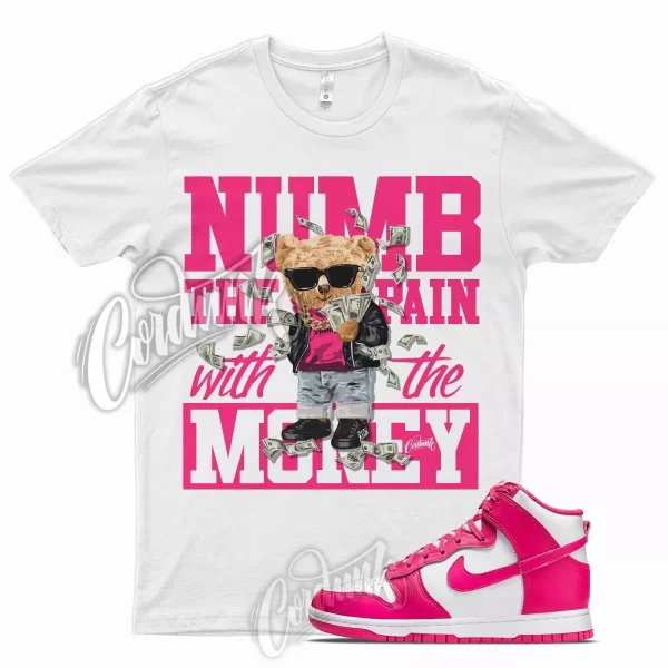 NUMB T Shirt for N Dunk High Pink Prime Mid Low Fireberry Shocking Coral 1 Jezsport.com