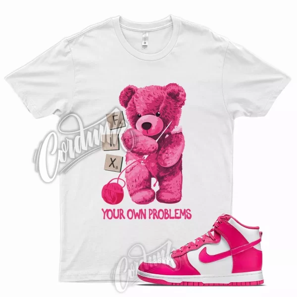 FIX T Shirt for N Dunk High Pink Prime Mid Low Fireberry Shocking Coral 1 Jezsport.com