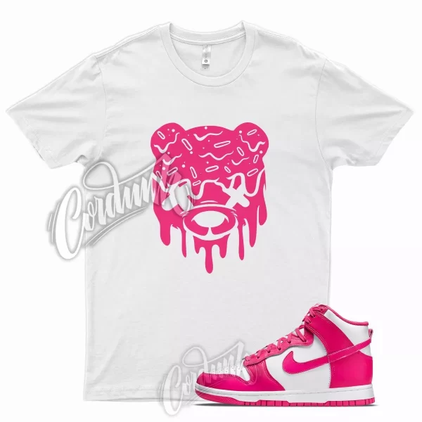 DRIPPY T Shirt for N Dunk High Pink Prime Mid Low Fireberry Shocking Coral 1 Jezsport.com